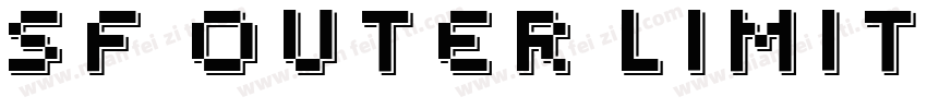 SF Outer Limits DistUpright字体转换